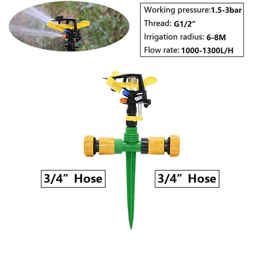 Sprinklers 360 Adjustable Rotating Spray Nozzle | Garden Sprinklers