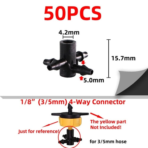 Garden Water Connector Drip Irrigation | Water Irrigation Tubing