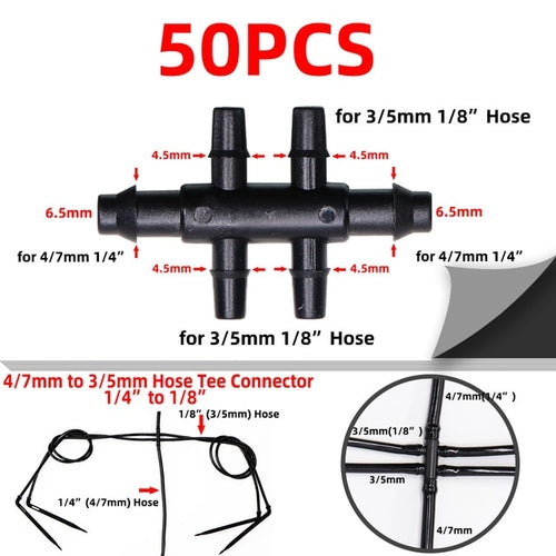 Garden Water Connector Drip Irrigation | Water Irrigation Tubing