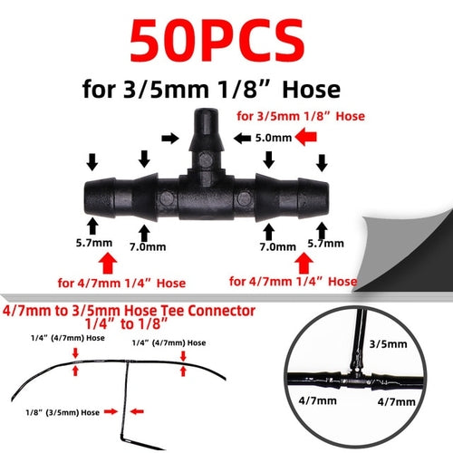 Garden Water Connector Drip Irrigation | Water Irrigation Tubing