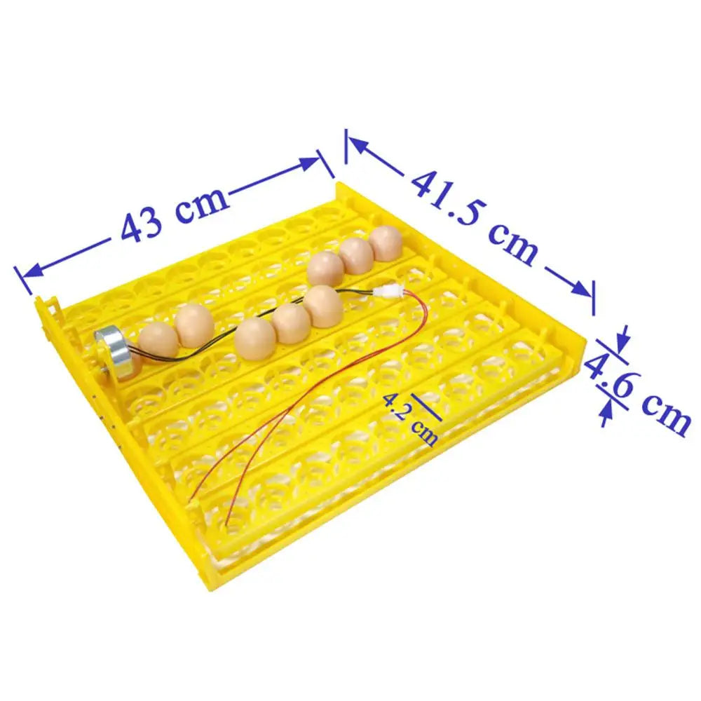 63 Eggs Incubator Turn Tray Chickens Ducks Poultry Automatically