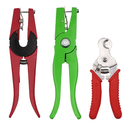 1Pcs Ear Tag Clamp & Cutter Pliers Tag Applicators Farm Animal Metal