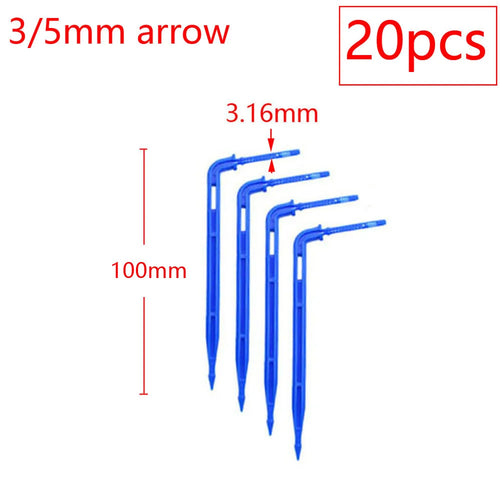 2L 4L 8L Dripper Irrigation 2/4-way Arrow Dropper Connector Cross