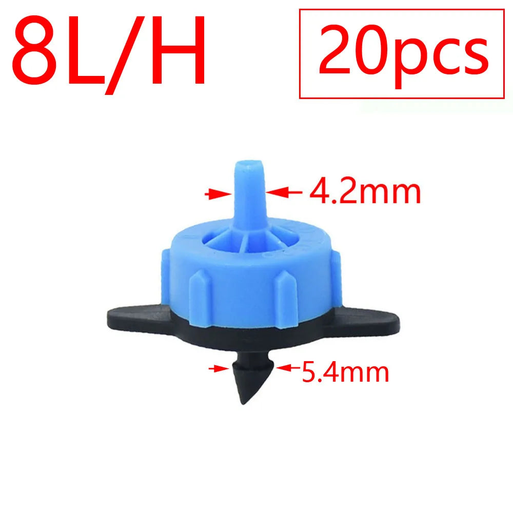 2L 4L 8L Dripper Irrigation 2/4-way Arrow Dropper Connector Cross