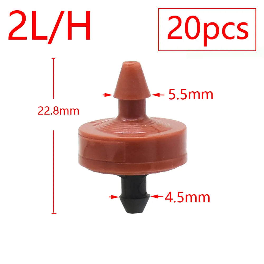 2L 4L 8L Dripper Irrigation 2/4-way Arrow Dropper Connector Cross