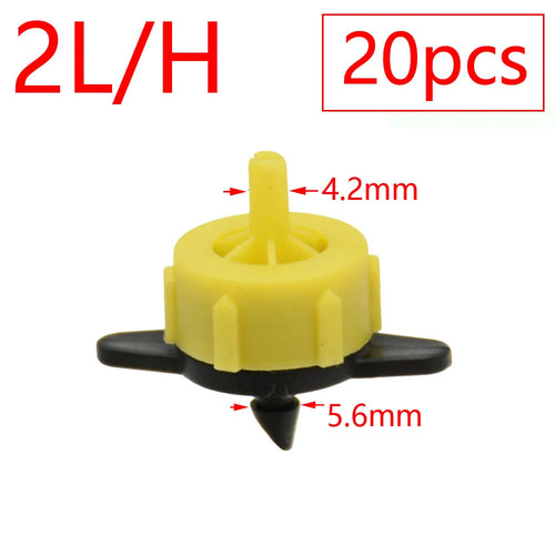 2L 4L 8L Dripper Irrigation 2/4-way Arrow Dropper Connector Cross