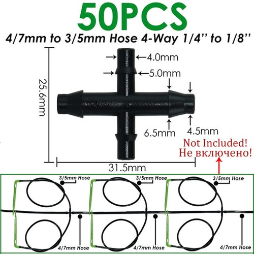 Drip Irrigation Kit Greenhouse | Garden Irrigation Dripper Kit - 50pcs