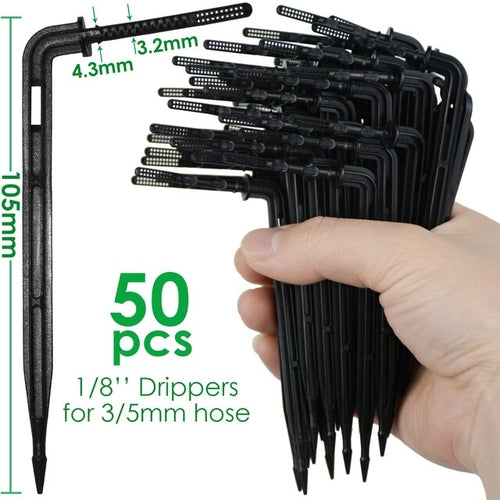 Drip Irrigation Kit Greenhouse | Garden Irrigation Dripper Kit - 50pcs