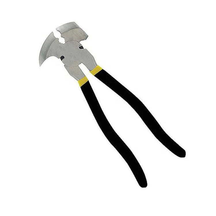 Multifunction Hammer Fence Pliers with Dipped Handle