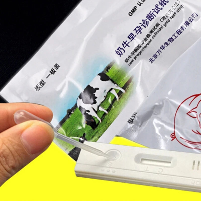 Pregnancy Test Strip Cattle Cow Early Pregnant Testing Tool Safety