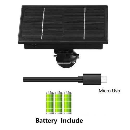 Outdoor Portable Camping Power Solar Panel Built-in 9000mAh Battery 4W