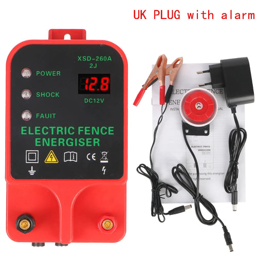 10KM Electric Fence Livestock Tool High Voltage Pulse Controller