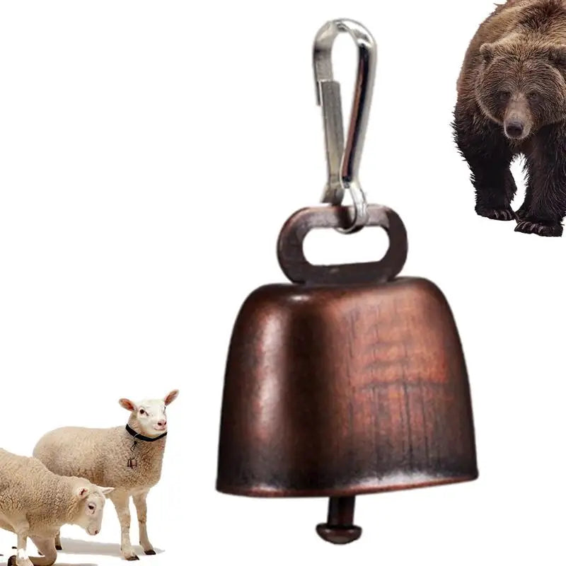 Camping Bell For Hiking Loud Outdoor Safety Bear Bell For Hikers Helps