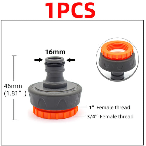 1/2" 3/4'' 1" Garden Car Hose Quick Connectors Repair Damaged Leaky