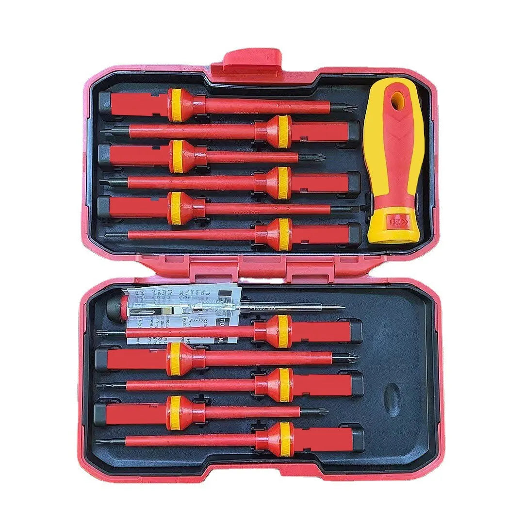 13PCS Insulated Screwdriver Household Circuit Tool Insulated Isolated