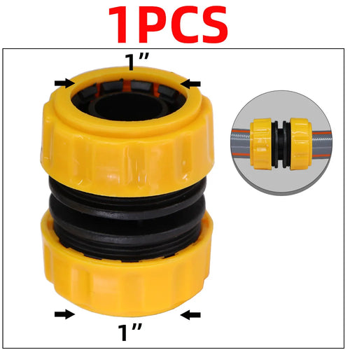 1/2" 3/4'' 1" Garden Car Hose Quick Connectors Repair Damaged Leaky