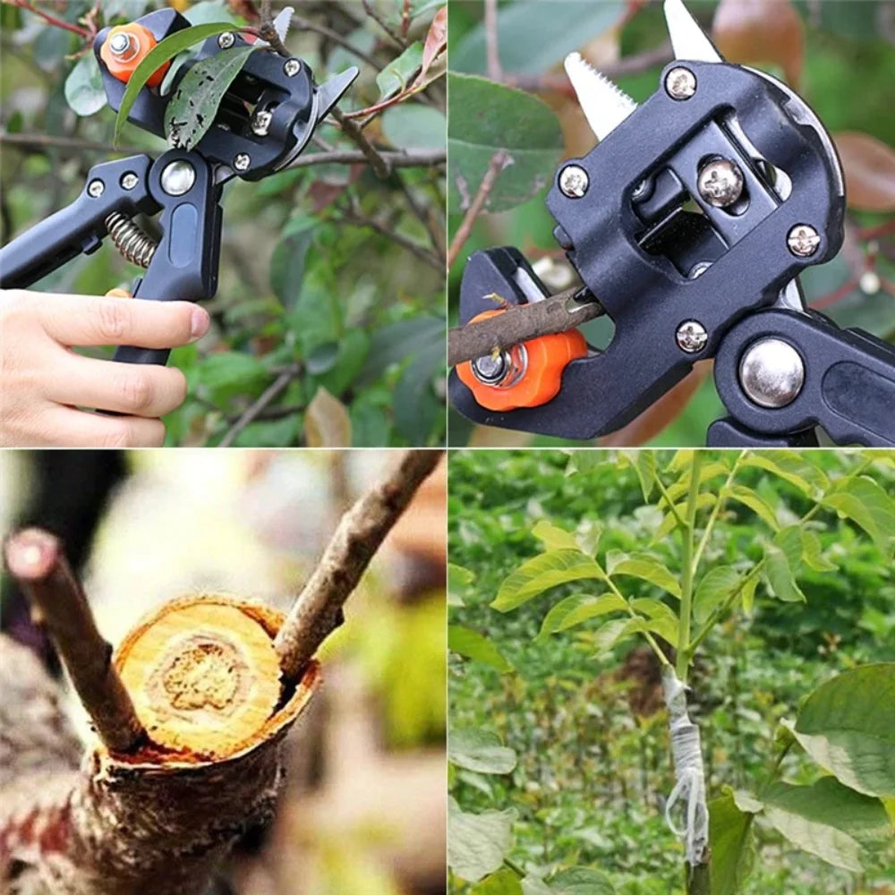 9PCS Garden Tools Professional Farming Pruning Shears Grafting Scissor