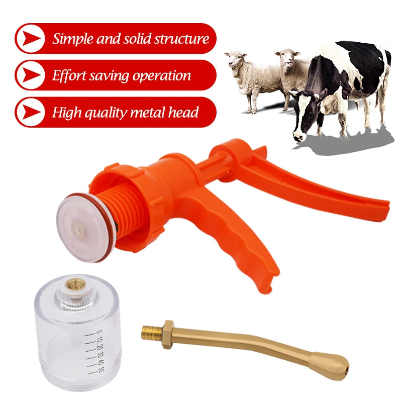 50Ml Animal Veterinary Feeding Gun Drum Medication for Animal