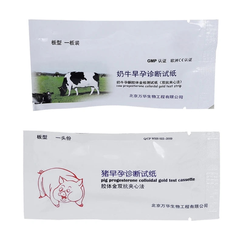 Pregnancy Test Strip Cattle Cow Early Pregnant Testing Tool Safety