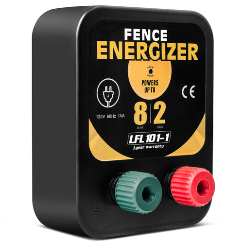 Electric Fence 2/5/10/20KM Energizer Charger Controller High Voltage