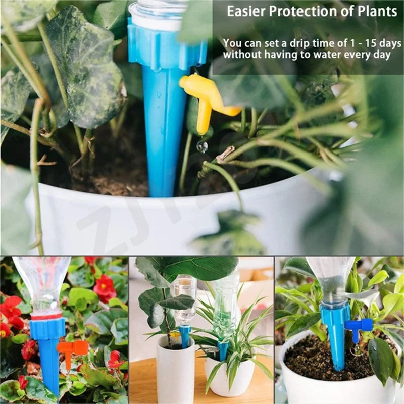 Self Watering Kits Waterers Drip Irrigation Indoor Plant Watering