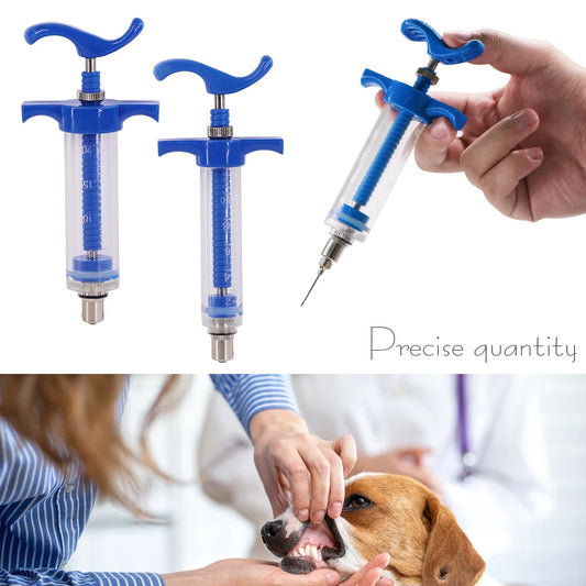 10/20/30/50ml Veterinary Tool Pinhead Syringe Adjustable Dose 304