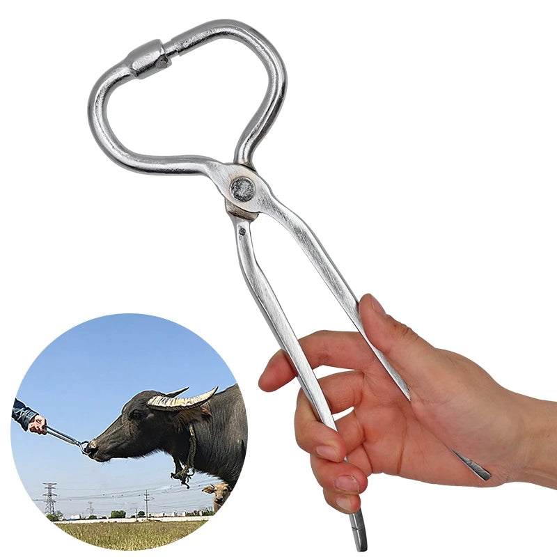 Farm Equipment Bull Cattle Nose Pliers Cow Nose Clip Piercing Drilling