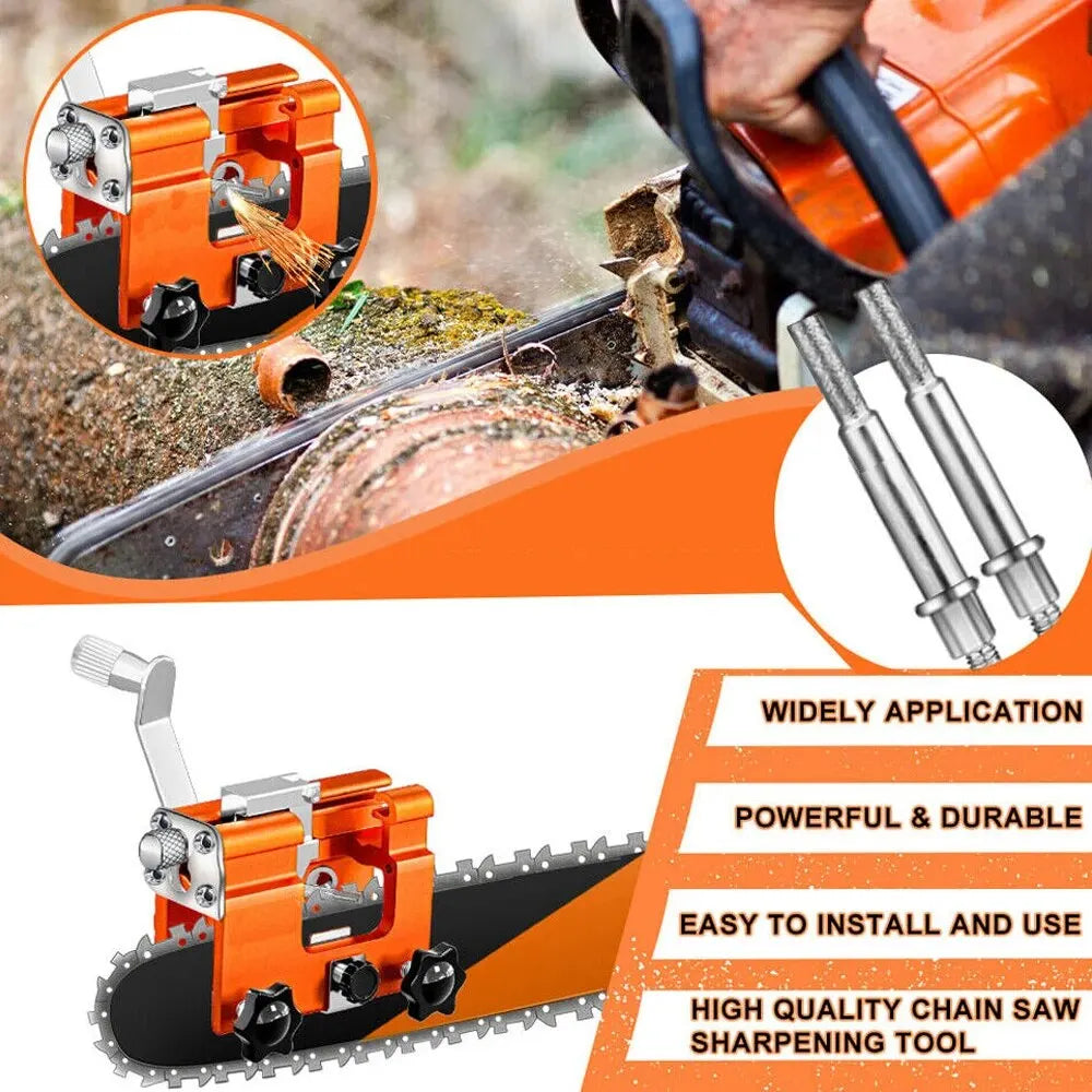 Portable and Easy Electric Chainsaw Chain Sharpening Tool Jig