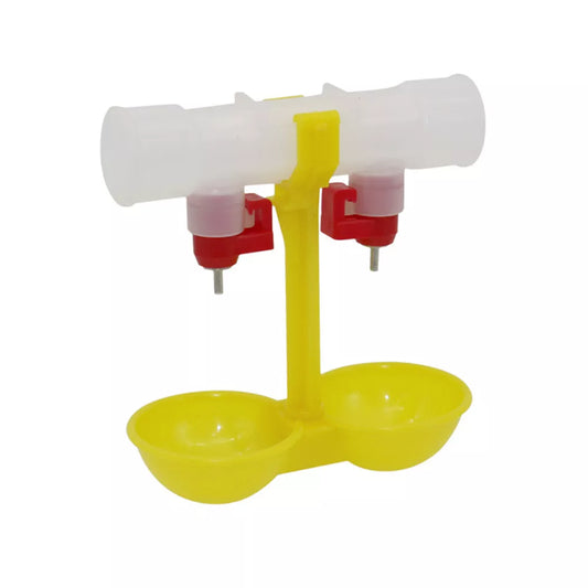 Chicken waterer double nipple drinker mouth Drinking hanging cups