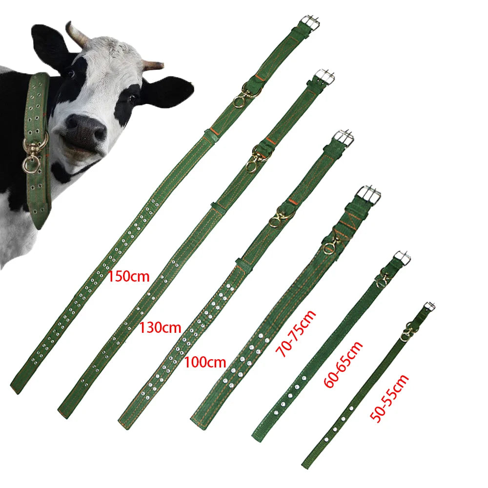 1 Pcs Adjustable Cattle Collar Cow Hauling Collar Livestock Feeding