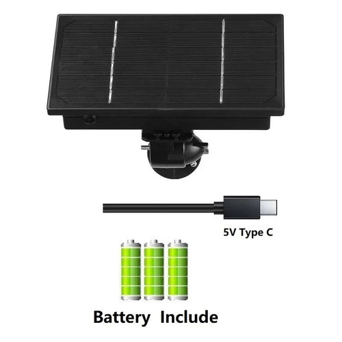 Outdoor Portable Camping Power Solar Panel Built-in 9000mAh Battery 4W