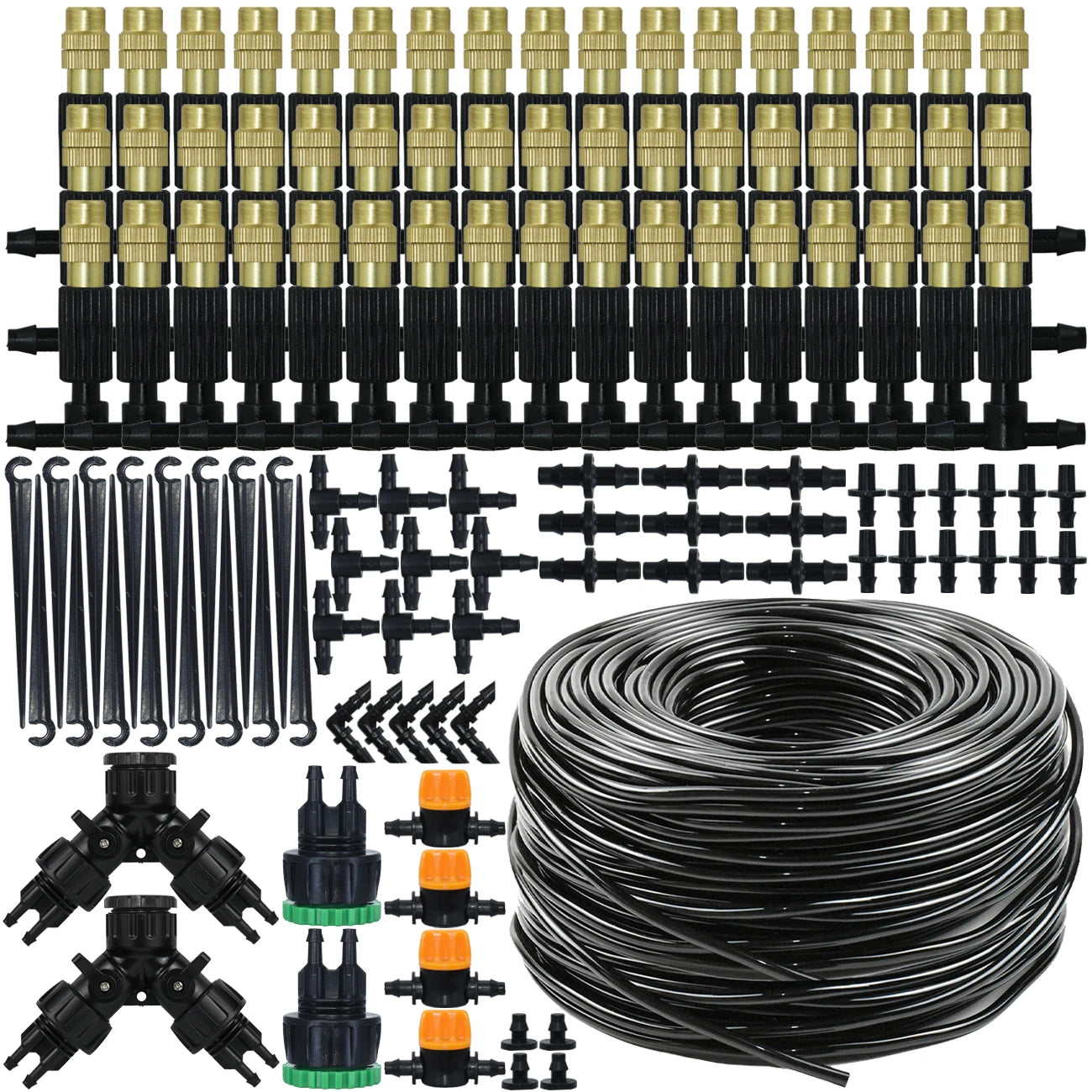 10-50M Garden Automatic Drip Watering Irrigation Kit System 4/7mm Hose