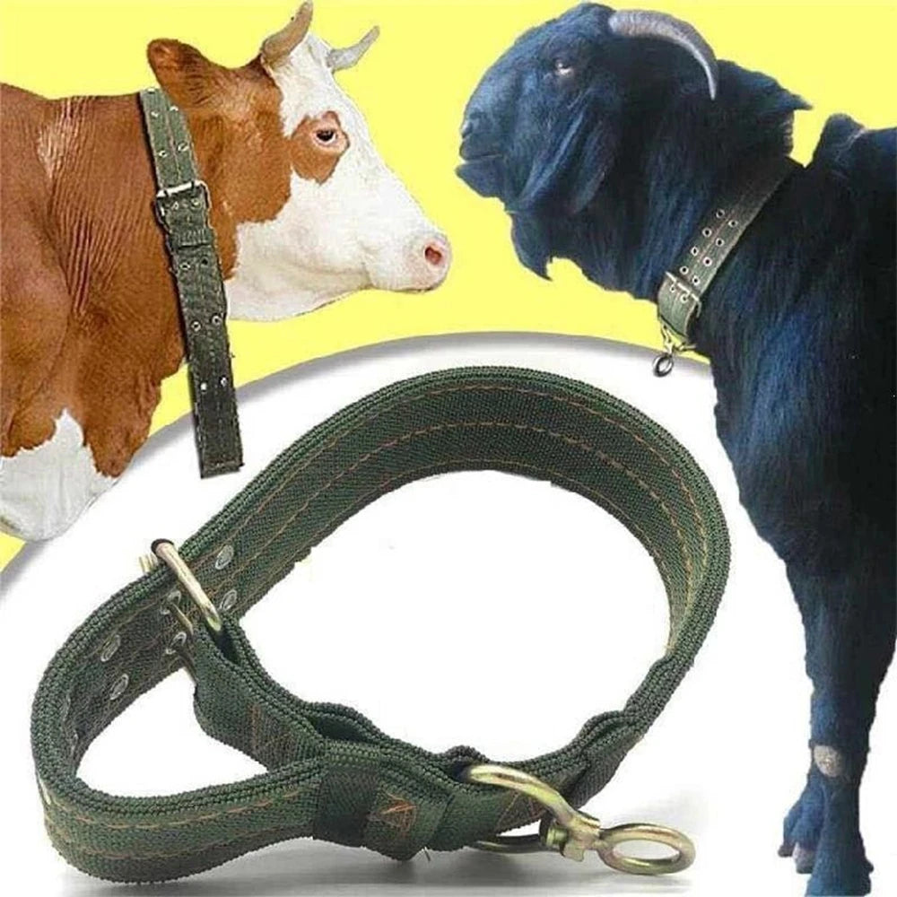 1 Pcs Adjustable Cattle Collar Cow Hauling Collar Livestock Feeding