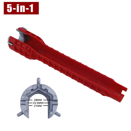 8 In 1 Flume Wrench Plumbing Installation Wrench Anti-slip Kitchen