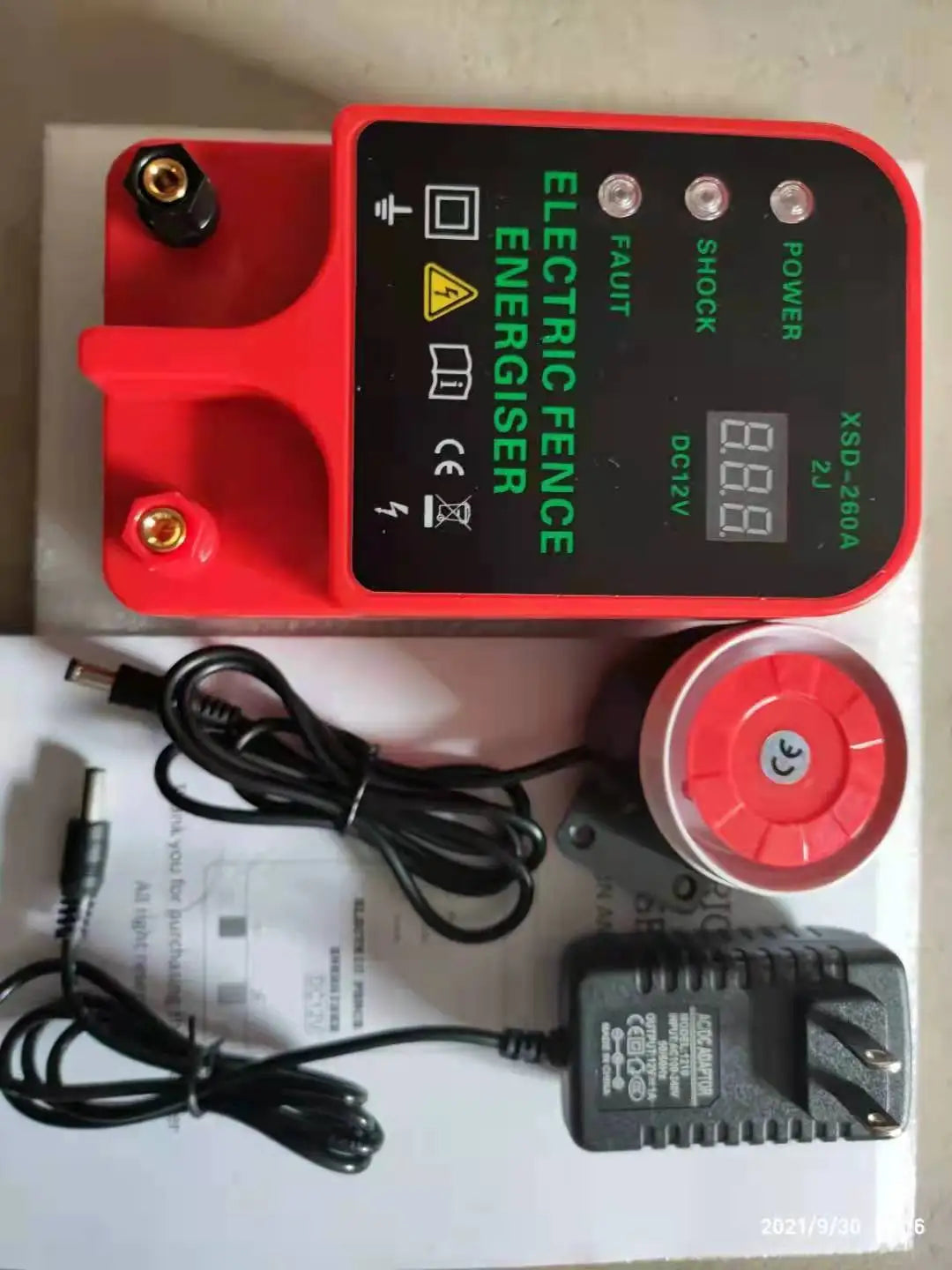 10KM Electric Fence Livestock Tool High Voltage Pulse Controller