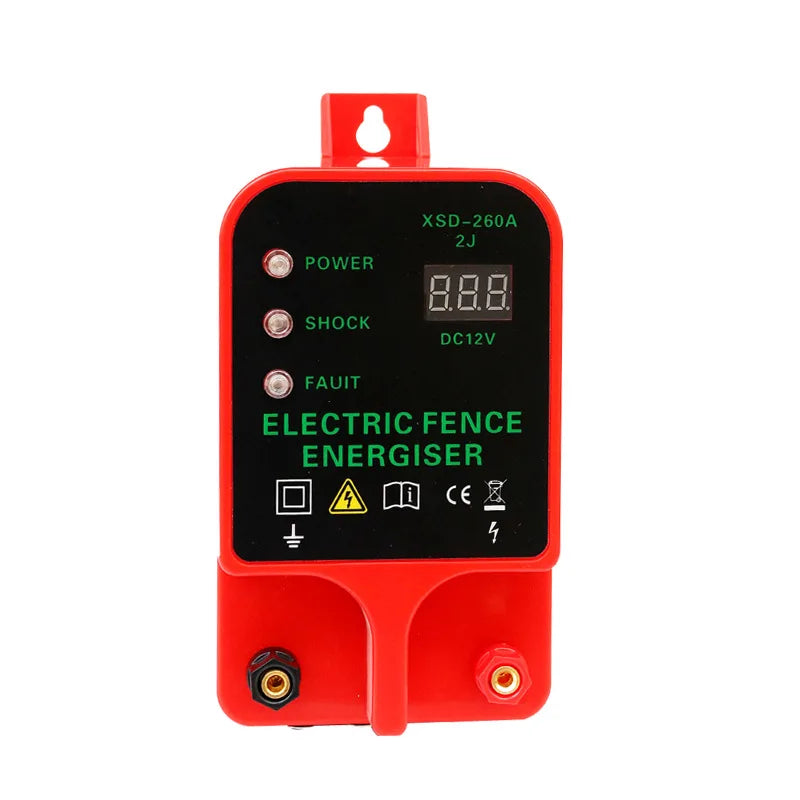 10KM Electric Fence Livestock Tool High Voltage Pulse Controller