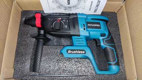 Brushless Cordless Rotary Hammer Drill 18V SDS Plus Hammer Drill 4