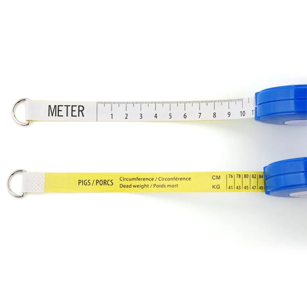 2.5m Body Weight Tape Measure Retractable Measuring Tape Farm