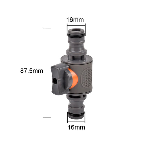 Garden Hose Quick Connector 1/2 3/4 1 Inch Pipe Coupler Stop Water