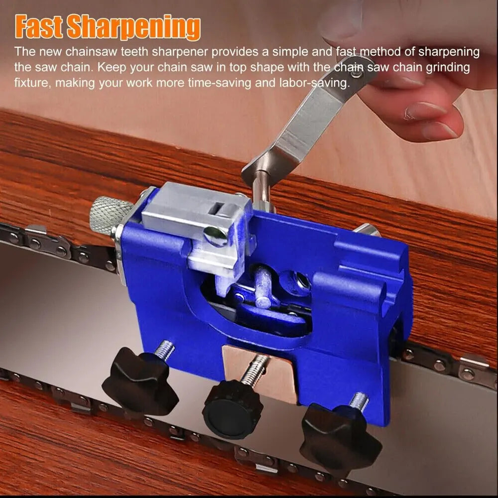 Portable and Easy Electric Chainsaw Chain Sharpening Tool Jig