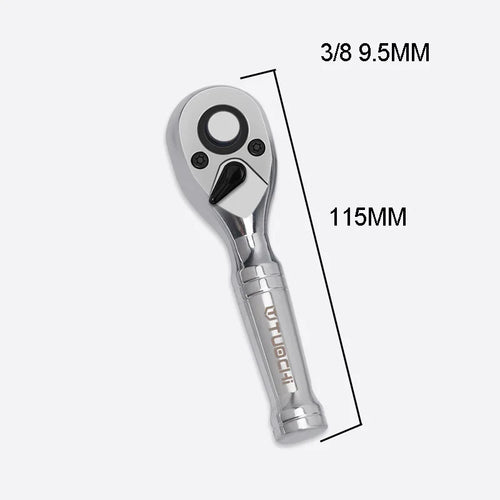 72 Teeth Quick Socket Mini Ratchet Wrench Spanner 1/4 3/8 1/2 Big