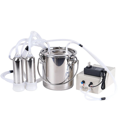 3L Cow Electric Milking Machine Stainless Steel Milker Electric Vacuum