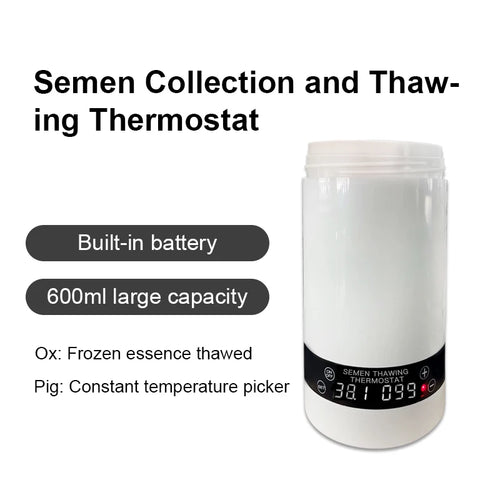 600ML Cattle Frozen Sperm Thawing Cup Boar Artificial Insemination