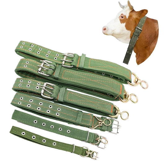 1 Pcs Adjustable Cattle Collar Cow Hauling Collar Livestock Feeding