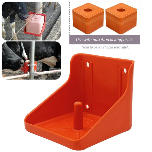 Cattle Sheep Horse Lick Brick Licking Brick Box, Safe and Harmless