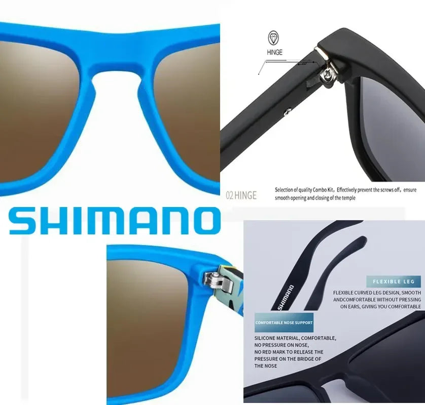 Shimano Polarized Sunglasses UV400 Protection for Men and Women