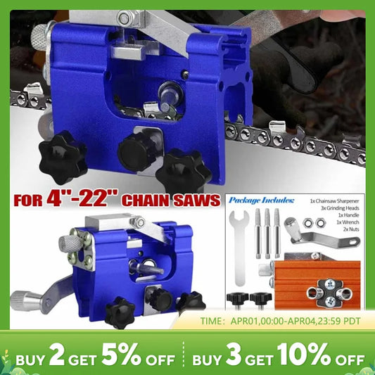 Portable and Easy Electric Chainsaw Chain Sharpening Tool Jig