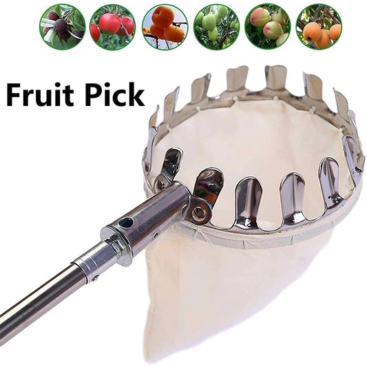 Metal Fruit Picker Orchard Gardening Apple Peach High Tree Picking