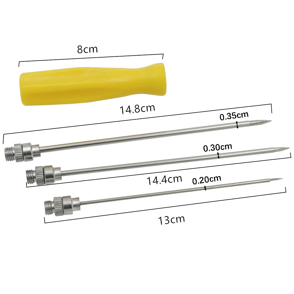 Stainless Steel Veterinary Trocars Deflation Needle Cow Sheep Rumen