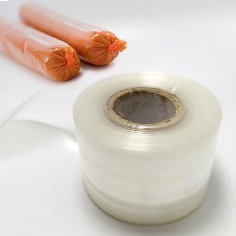 1PC  Food Grade Casings for Sausage Salami Length:50cm Wide50mm Shell